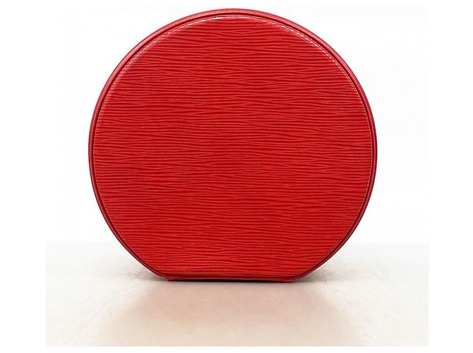 Borsa Louis Vuitton Epi Cannes in rosso castigliano - vista 3