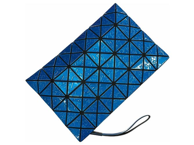 Bolso Clutch Triangular BAOBAO Issey Miyake Azul - vista 5