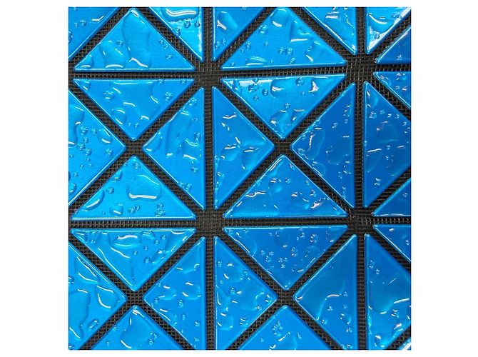 Bolso Clutch Triangular BAOBAO Issey Miyake Azul - vista 8