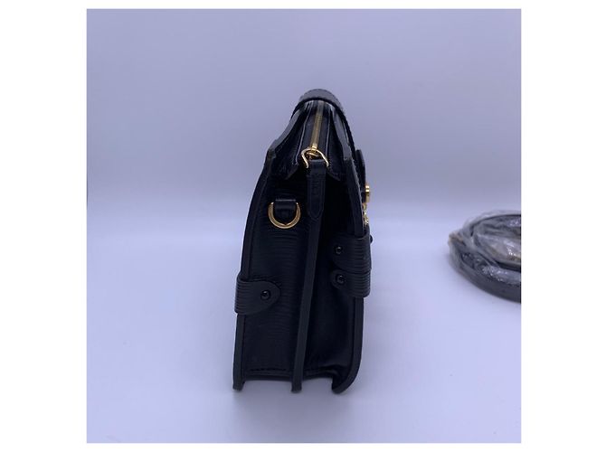 Louis Vuitton H 98 Water Ripple Soft Box Borsa a Spalla Nera in Pelle Nero - vista 2