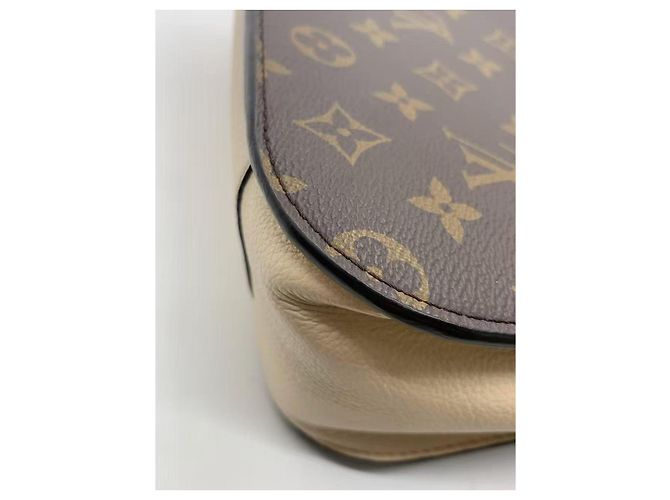 Borsa a tracolla Louis Vuitton Vaugirard in pelle marrone - vista 6