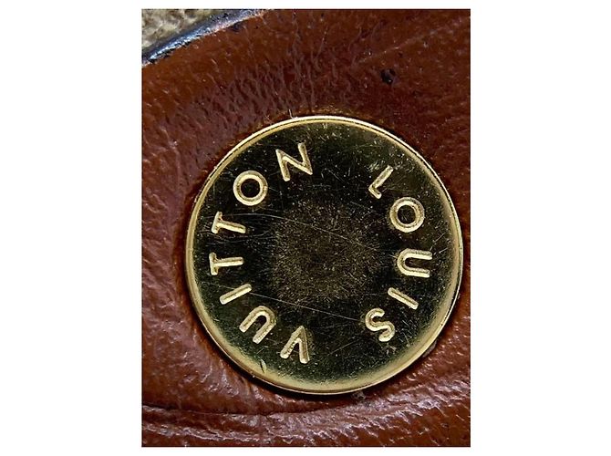 Borsa a tracolla Louis Vuitton Vaugirard in pelle marrone - vista 8