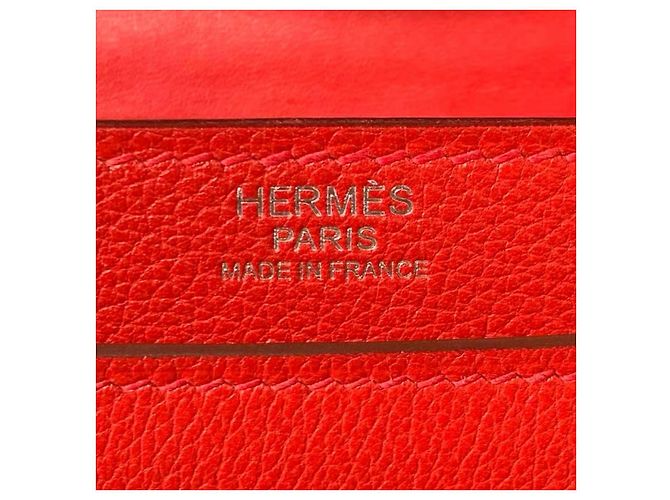 Borsa a mano Hermès Love Hermès 2002 Large Flag Rossa in pelle Rosso - vista 8