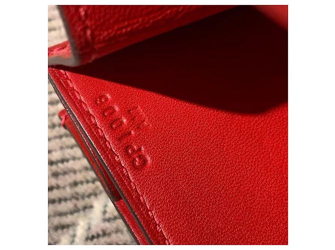 Borsa a mano Hermès Love Hermès 2002 Large Flag Rossa in pelle Rosso - vista 9