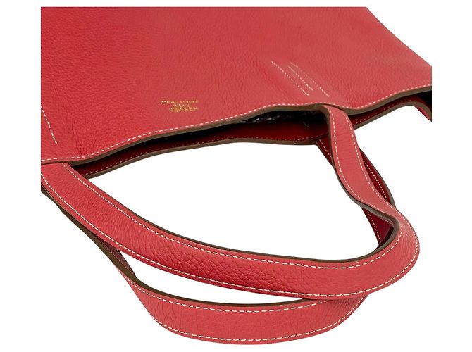 Reversible Schultertasche Double Sens 36 von Hermès Pink Rot - Ansicht 10