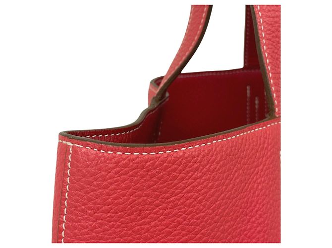 Reversible Schultertasche Double Sens 36 von Hermès Pink Rot - Ansicht 7