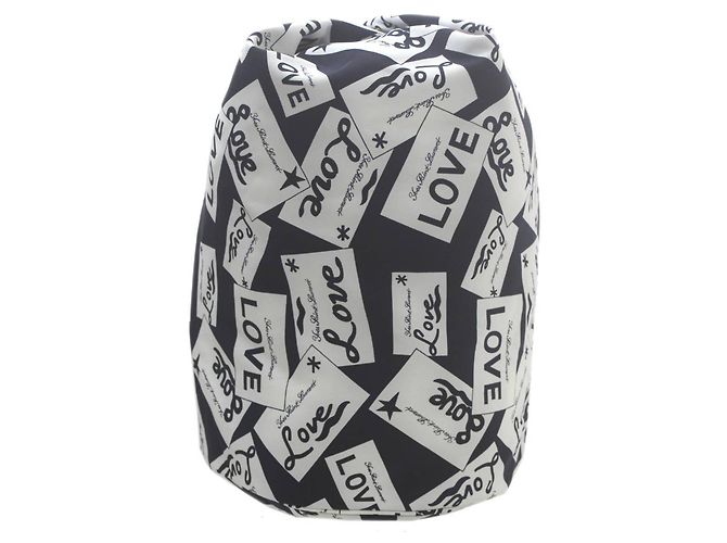 Borsa a Spalla LOVE Yves Saint Laurent in Nylon Blu Navy - vista 2