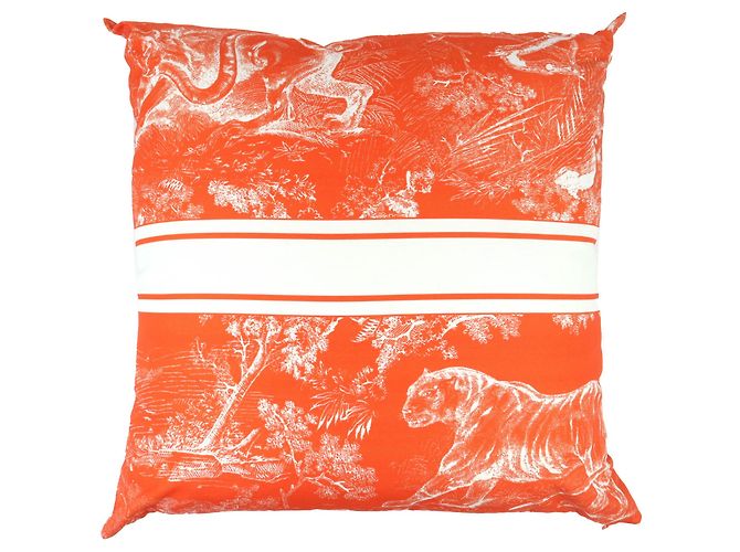 Coussin Dioliviera HYP02RCO0U de Christian Dior Orange - vue 2