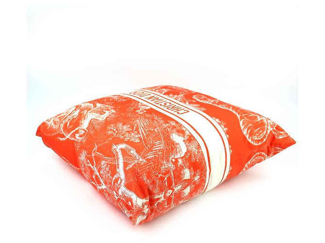 Coussin Dioliviera HYP02RCO0U de Christian Dior Orange - vue 3