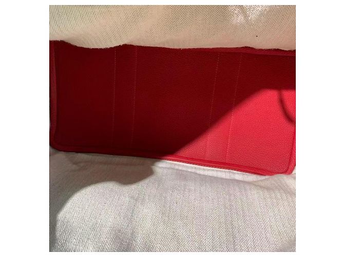 Borsa Hermès Garden Party 36 in pelle TC rossa Rosso - vista 7