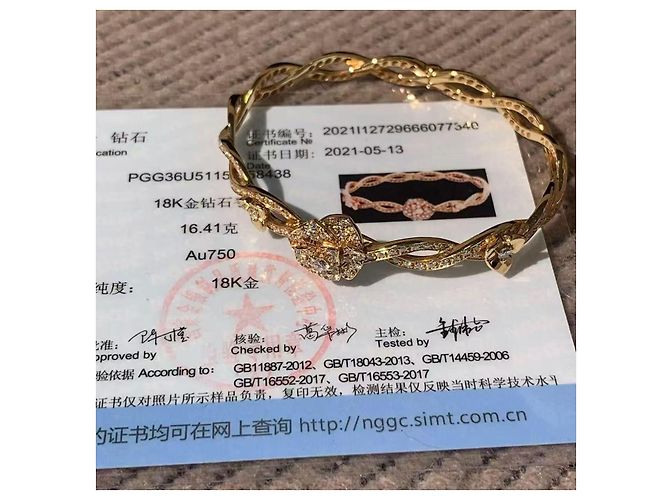 Bracciale Piaget Countess Rose in oro rosa 18K e diamanti D'oro - vista 2