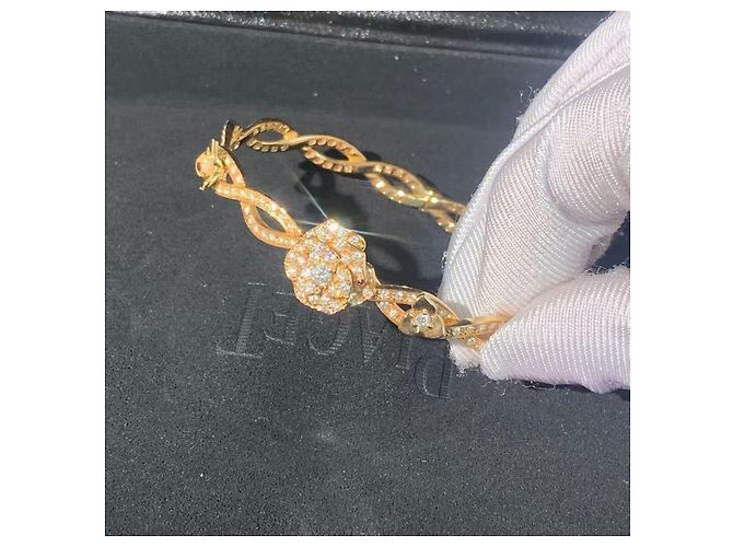Bracciale Piaget Countess Rose in oro rosa 18K e diamanti D'oro - vista 5