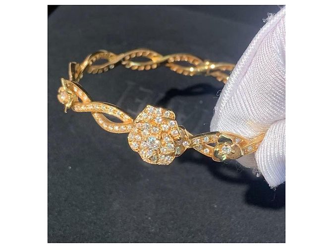 Bracciale Piaget Countess Rose in oro rosa 18K e diamanti D'oro - vista 7