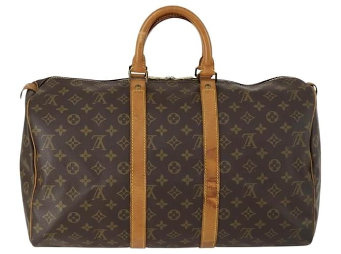 Louis Vuitton Keepall Monogram Canvas 45 Marrone - vista 2