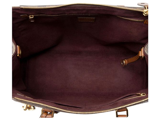 Borsa Greenwich Damier Ebene Louis Vuitton Marrone - vista 7
