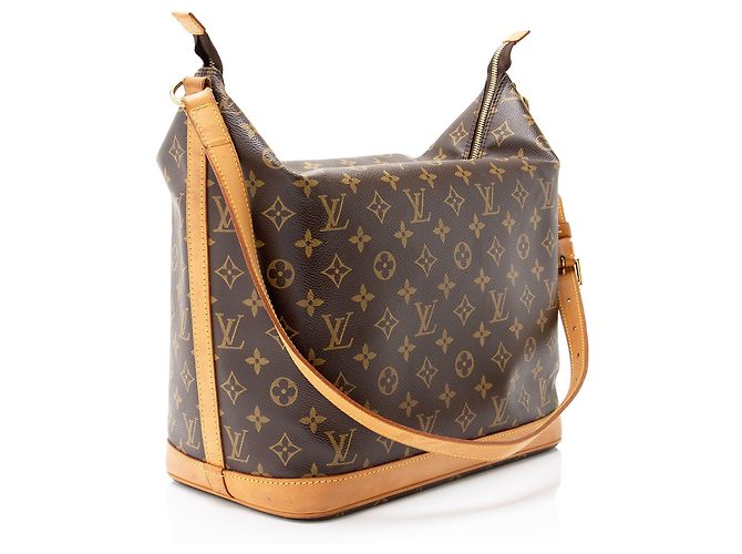 Louis Vuitton Vintage Monogramm Canvas Amfar Three Schultertasche Braun - Ansicht 2