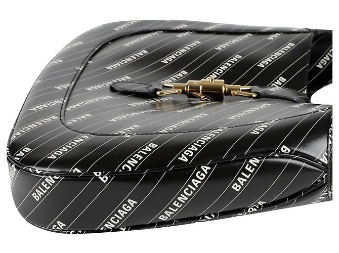Gucci Borsa a Spalla Media Jackie Hacker Project Nero - vista 6