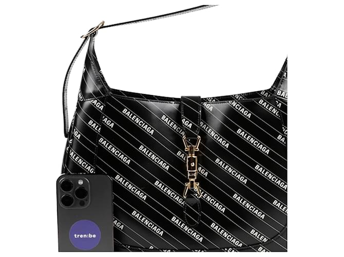Gucci Borsa a Spalla Media Jackie Hacker Project Nero - vista 7