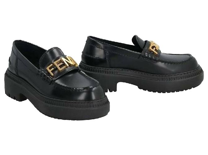 Fendi Mocassin en cuir - vue 5