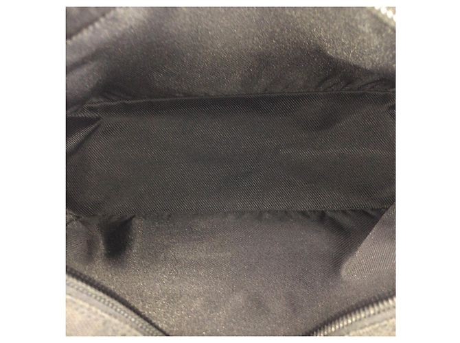 Borsa a tracolla in tela GG e pelle Gucci Nero - vista 9