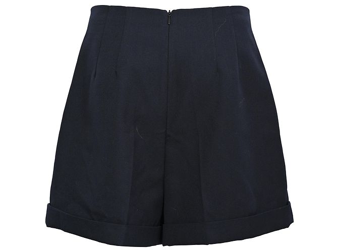 Sandro Twill-Shorts aus Polyester in Marineblau - Ansicht 3