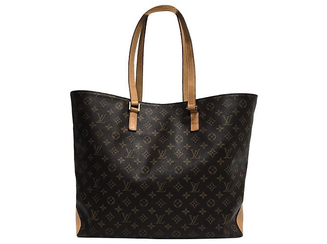 Louis Vuitton Borsa a Spalla Cabas Mezzo Monogramma Marrone - vista 2