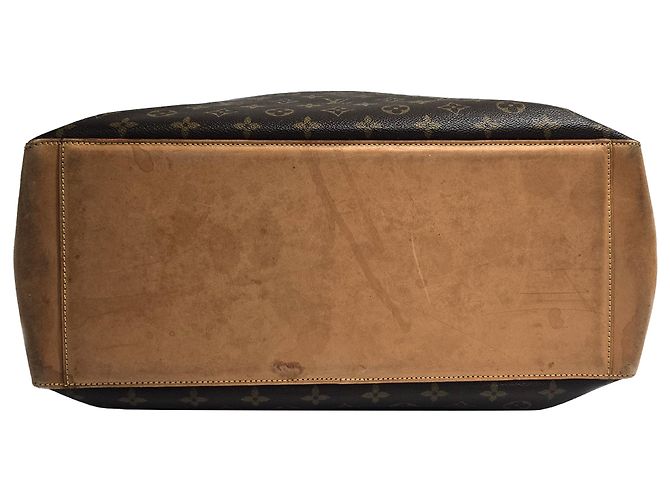 Louis Vuitton Borsa a Spalla Cabas Mezzo Monogramma Marrone - vista 6