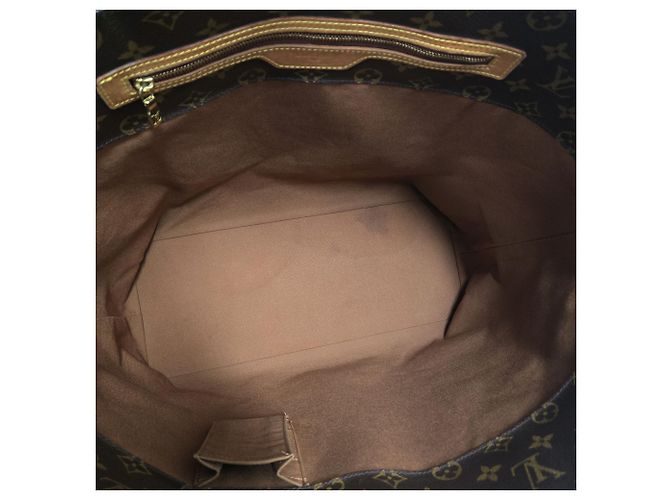 Louis Vuitton Borsa a Spalla Cabas Mezzo Monogramma Marrone - vista 8