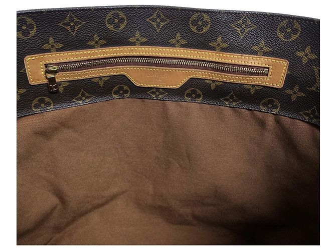 Louis Vuitton Borsa a Spalla Cabas Mezzo Monogramma Marrone - vista 9