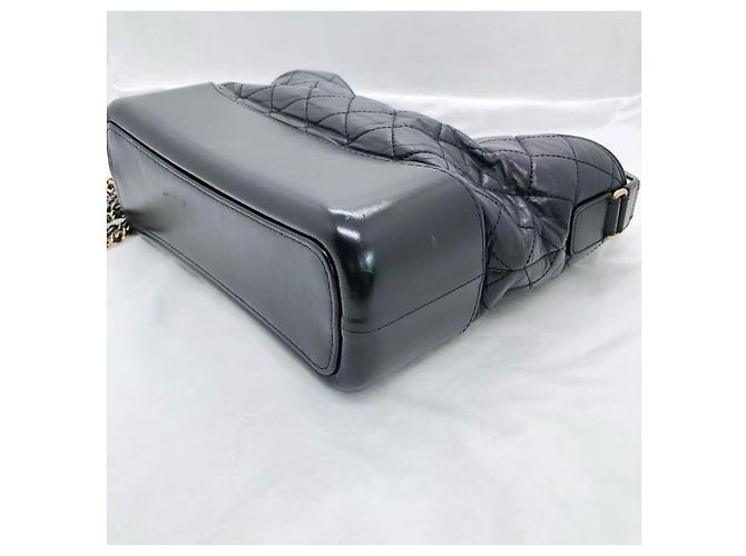 Borsa Chanel in pelle nera con catena Nero - vista 4