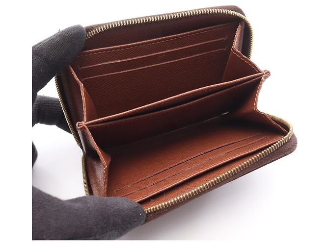 Monedero Zippy Monogram Louis Vuitton Castaño - vista 3