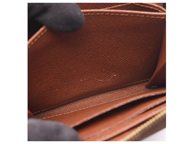 Monedero Zippy Monogram Louis Vuitton Castaño - vista 7