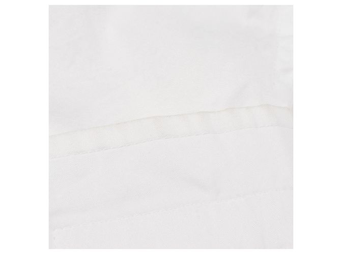 Camisa de algodón de manga larga Hermès Blanco - vista 8