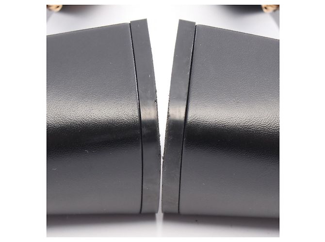 Versace Leder-Mules Schwarz Beige - Ansicht 8