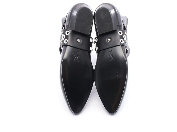 Botas de cuero Monogram de la línea Rhapsody Louis Vuitton Castaño Negro - vista 4