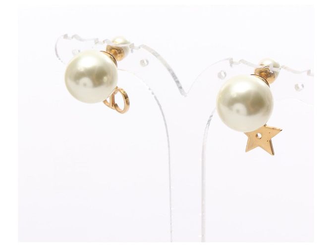 Pendientes Tribales con Logo CD de Christian Dior Dorado - vista 2