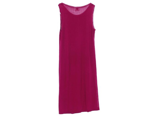 Vestido de algodón y seda de Hermès Rosa - vista 2