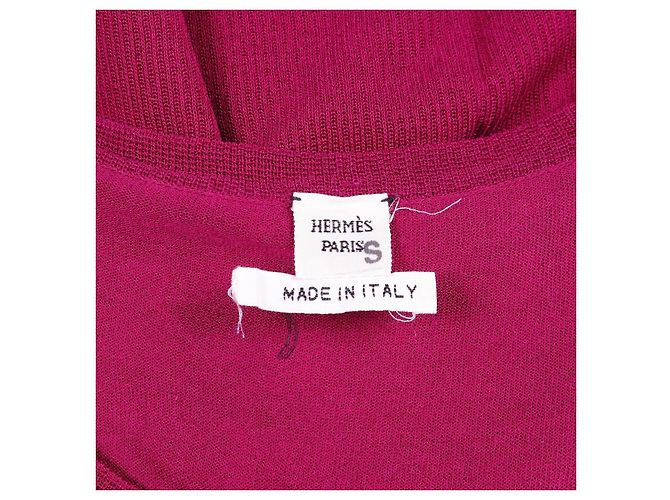 Vestido de algodón y seda de Hermès Rosa - vista 3