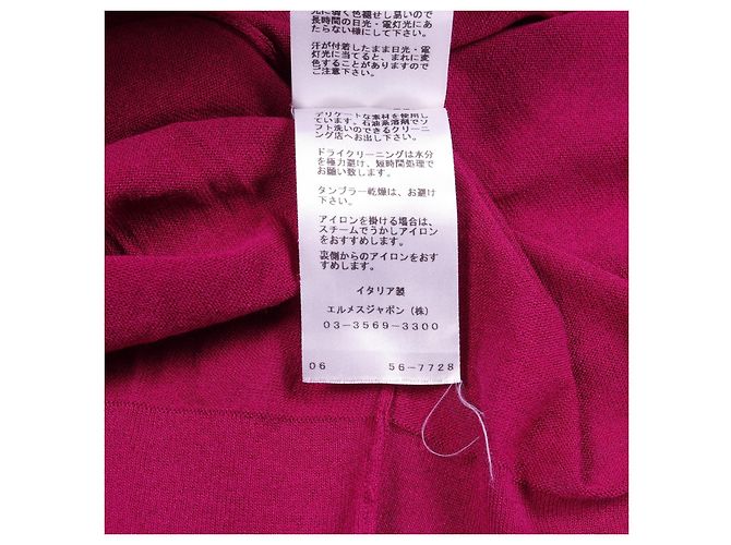 Vestido de algodón y seda de Hermès Rosa - vista 5