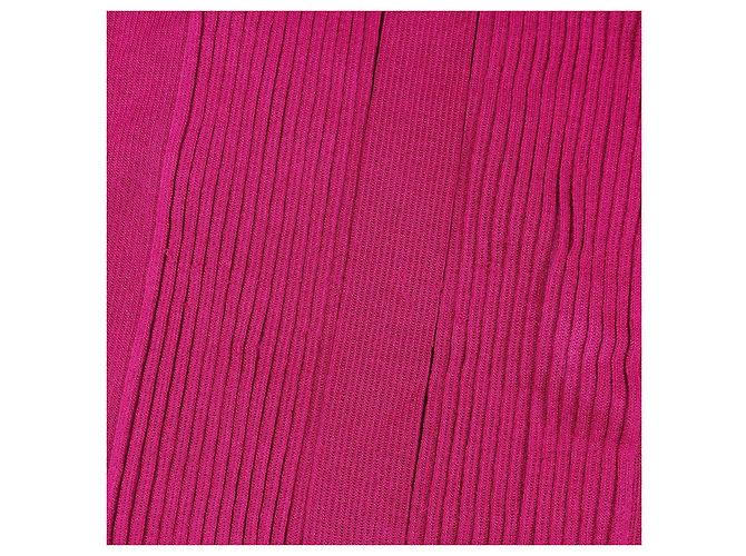 Vestido de algodón y seda de Hermès Rosa - vista 6