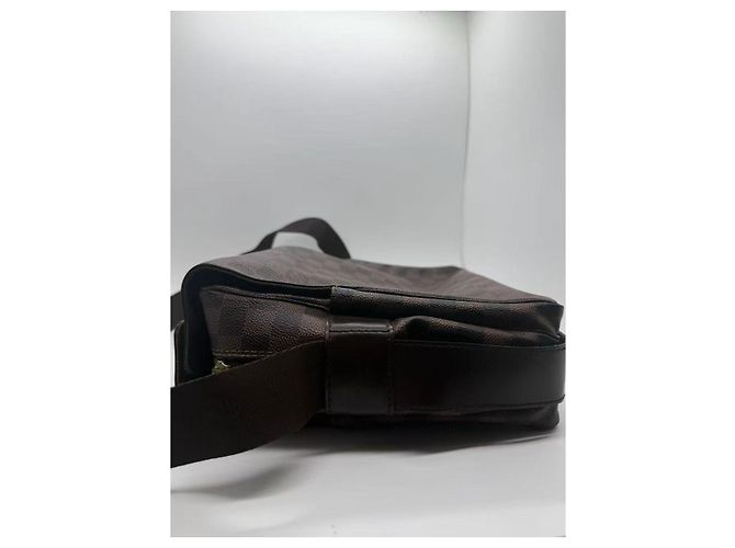 Louis Vuitton Borsa Naviglio Marrone a Quadri - vista 4