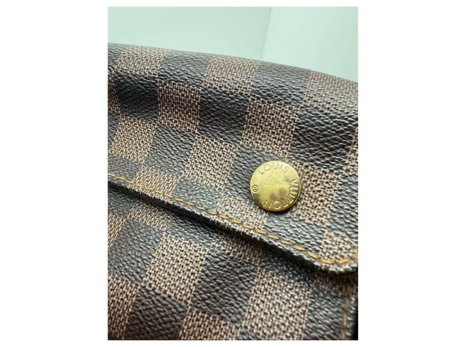 Louis Vuitton Borsa Naviglio Marrone a Quadri - vista 6