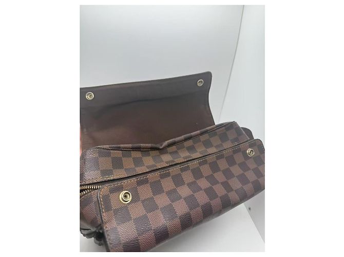 Louis Vuitton Borsa Naviglio Marrone a Quadri - vista 9