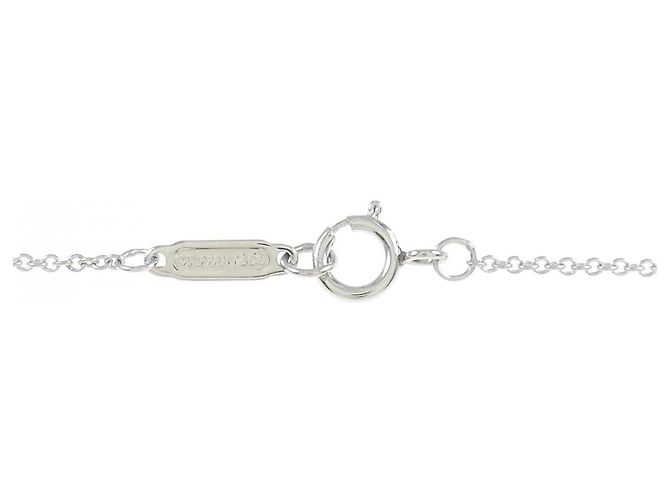 Platin-Diamant-Halskette von Tiffany & Co. Silber - Ansicht 5