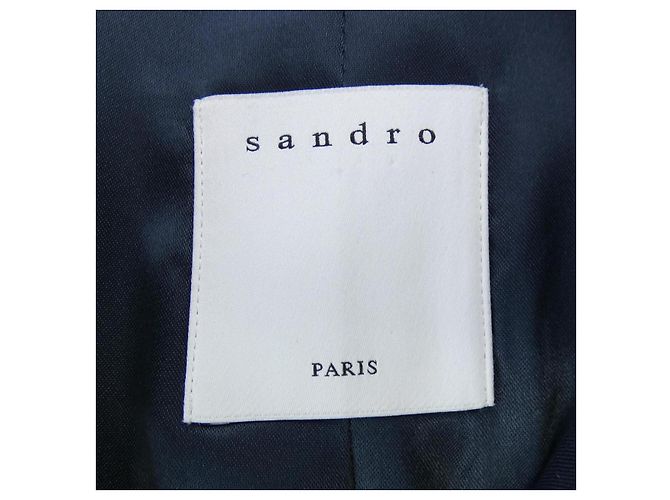 Autre Marque Cappotto Sandro Blu Blu navy - vista 4