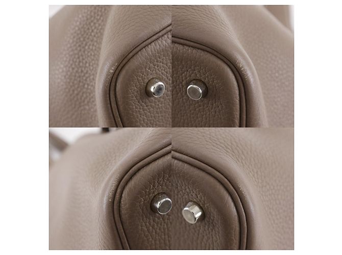 Bolsa Hermès Picotin MM em Taurillon Clémence Marrom - vista 4