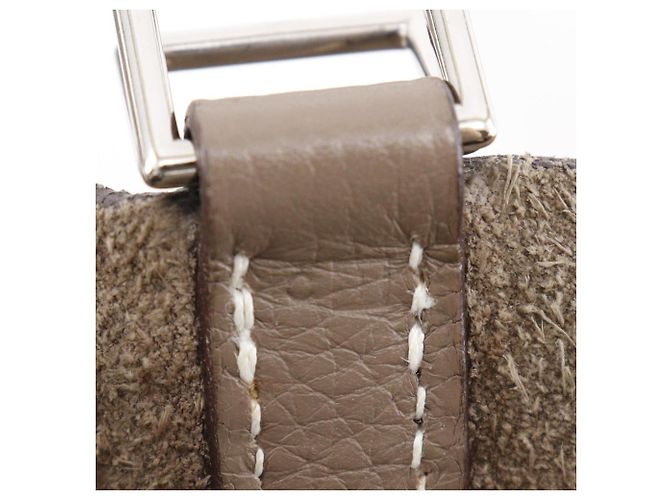 Bolsa Hermès Picotin MM em Taurillon Clémence Marrom - vista 7