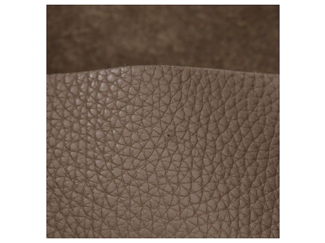 Bolsa Hermès Picotin MM em Taurillon Clémence Marrom - vista 8