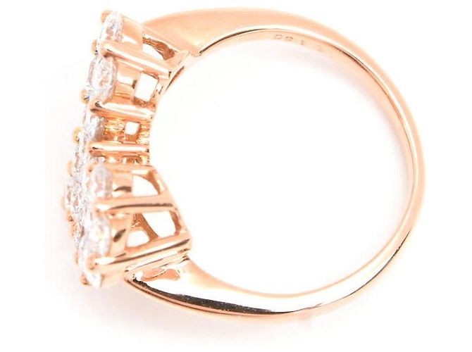 Autre Marque Au750 Diamantring Pink - Ansicht 2