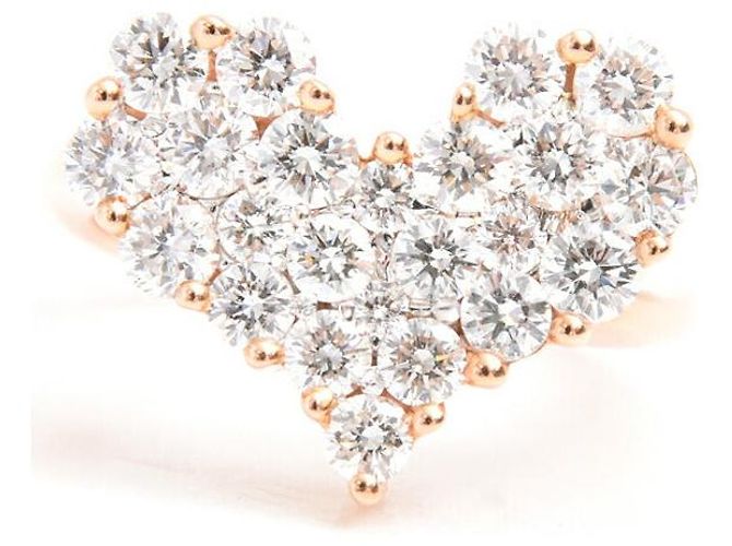 Autre Marque Au750 Diamantring Pink - Ansicht 4